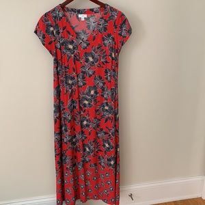 J Jill floral summer dress.
